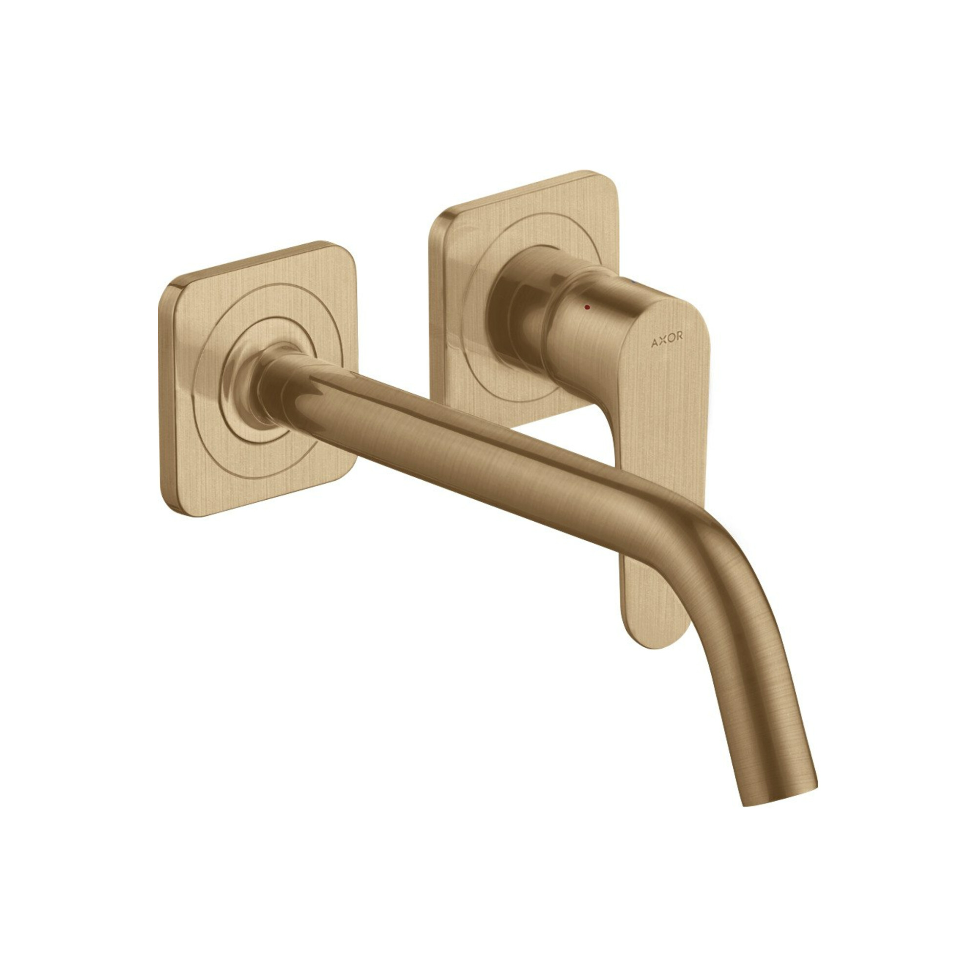 hansgrohe Fertigset Axor Citterio M UP-Waschtisch-Einhebelmischer, A 227mm, m Ros, brush. bron