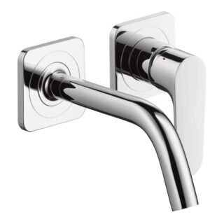 hansgrohe Fertigset Axor Citterio M UP-Waschtisch-Einhebelmischer, Ausl. 167mm, m Roset., chrom
