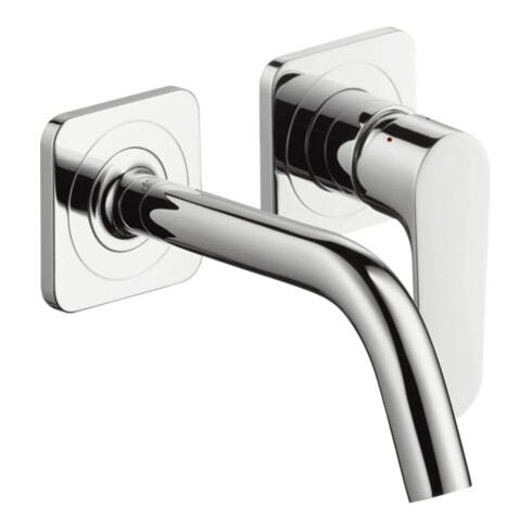 hansgrohe Fertigset Axor Citterio M UP-Waschtisch-Einhebelmischer, Ausl. 167mm, m Roset., chrom