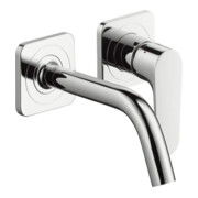 hansgrohe Fertigset Axor Citterio M UP-Waschtisch-Einhebelmischer, Ausl. 167mm, m Roset., chrom