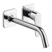 hansgrohe Fertigset Axor Citterio M UP-Waschtisch-Einhebelmischer, Ausl. 227mm, m Roset., chrom