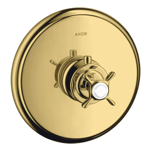 hansgrohe Fertigset Axor Montreux HF UP-THM, m Kreuz, polished gold optic