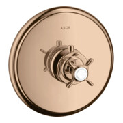 hansgrohe Fertigset Axor Montreux HF UP-THM, m Kreuzgriff, polished red gold