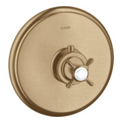 hansgrohe Fertigset Axor Montreux HF UP-THM, mit Kreuzgriff, brushed bronze