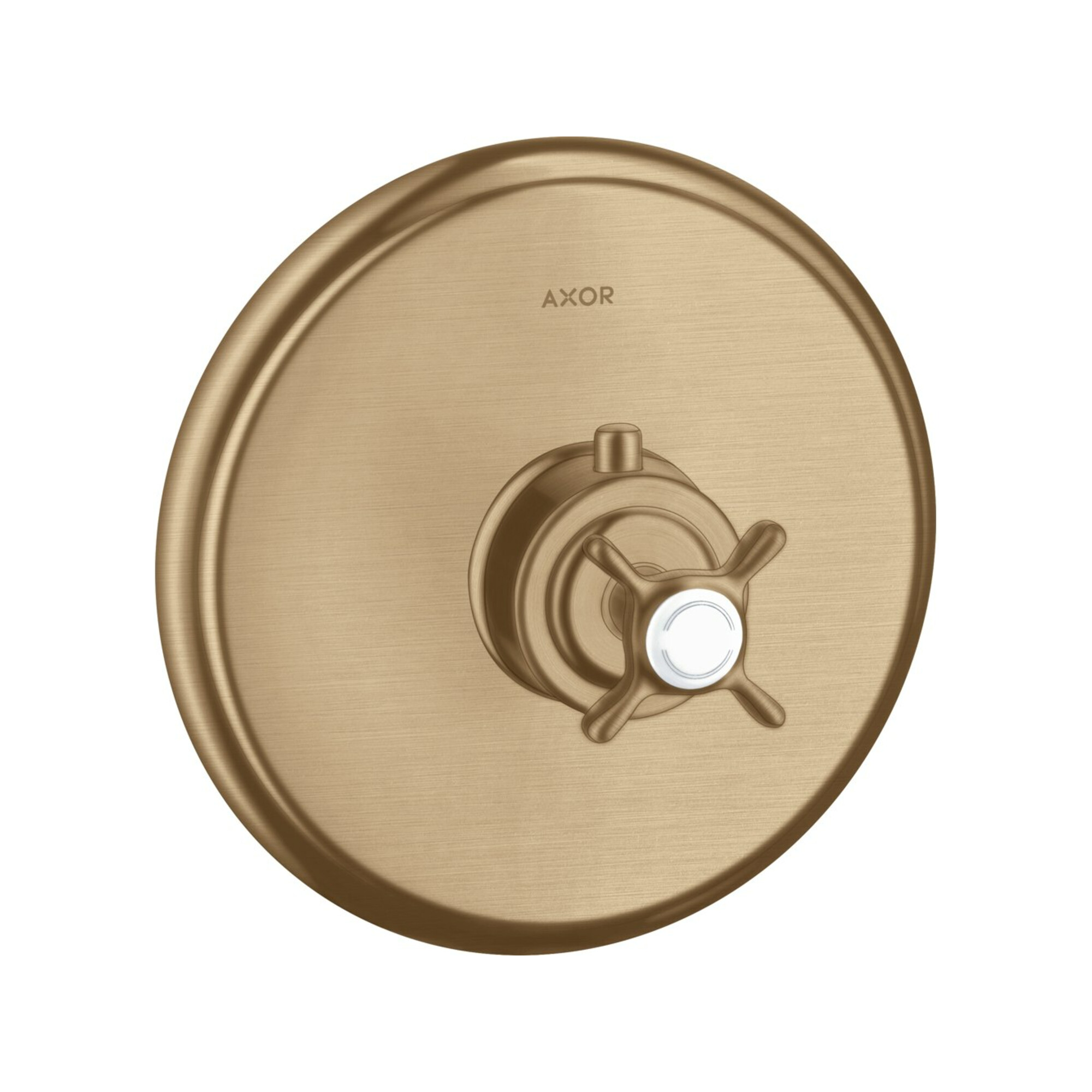 hansgrohe Fertigset Axor Montreux HF UP-THM, mit Kreuzgriff, brushed bronze