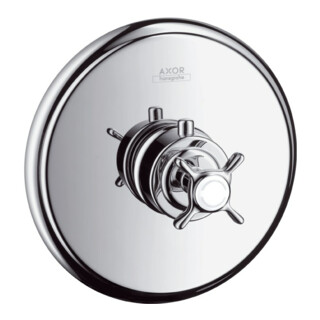 hansgrohe Fertigset Axor Montreux HF UP-THM, mit Kreuzgriff, brushed nickel