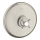 hansgrohe Fertigset Axor Montreux HF UP-THM, mit Kreuzgriff, Edelstahl-Optik-1