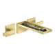 hansgrohe Fertigset Axor MyEdition 3-Loch-Waschtischarmatur, Wandmont., o. Pl., brush. br-1