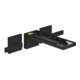 hansgrohe Fertigset Axor MyEdition 3-Loch-Waschtischarmatur, Wandmont., o. Pl., matt-sw-1
