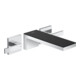 hansgrohe Fertigset Axor MyEdition 3-Loch-Waschtischarmatur, Wd, m Pl., chr./Schw.-gl.-1