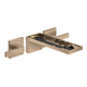 hansgrohe Fertigset Axor MyEdition 3-Loch-Waschtischarmatur, Wd, o. Pl., brush. r gol-1