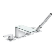 hansgrohe Fertigset Axor MyEdition 4-L-BW-Rand-Arm., m Pl., chrom/Sp.-Glas