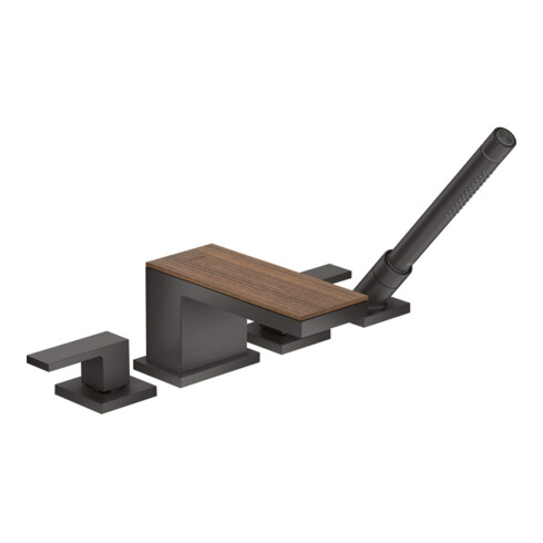 hansgrohe Fertigset Axor MyEdition 4-L-BW-Rand-Arm., o. Pl., brush. bla vc