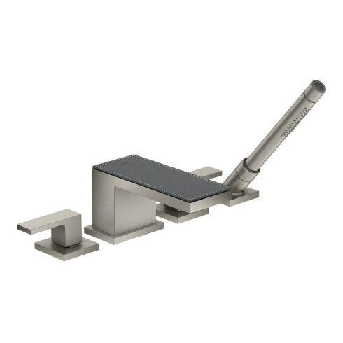 hansgrohe Fertigset Axor MyEdition 4-L-BW-Rand-Arm., o. Pl., Edelstahl-Optik