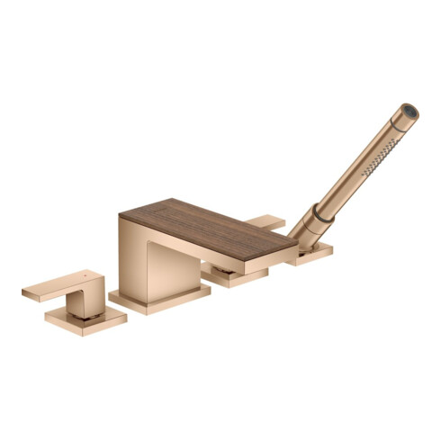hansgrohe Fertigset Axor MyEdition 4-L-BW-Rand-Arm., o. Pl., pol. red gold