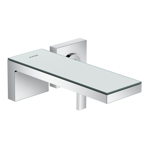 hansgrohe Fertigset Axor MyEdition UP-Waschtisch-Einhebelmischer, A 221mm, m Pl, chrom/Sp.-Glas