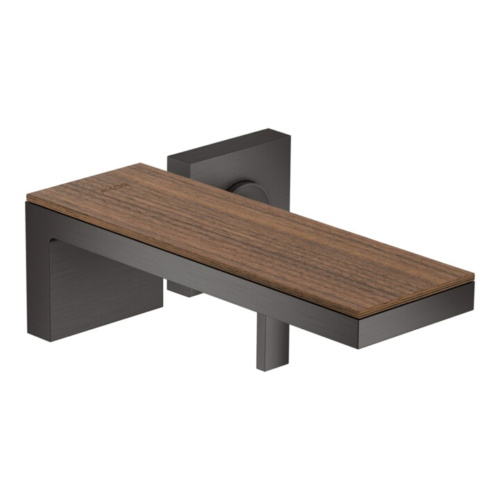 hansgrohe Fertigset Axor MyEdition UP-Waschtisch-Einhebelmischer, A 221mm, o Pl., brush. bla vc