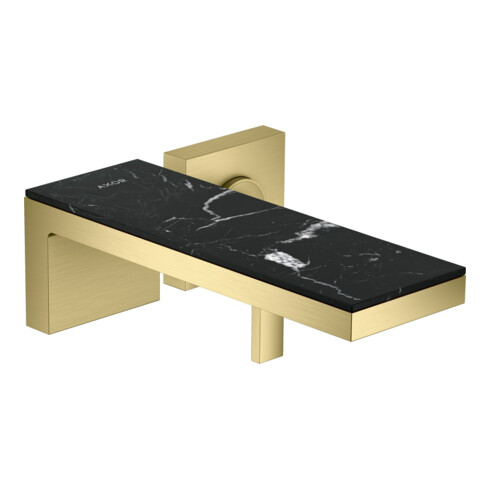 hansgrohe Fertigset Axor MyEdition UP-Waschtisch-Einhebelmischer, A 221mm, o. Pl., brush. br