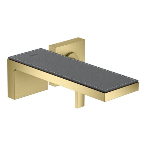 hansgrohe Fertigset Axor MyEdition UP-Waschtisch-Einhebelmischer, A 221mm, o. Pl., brush. br