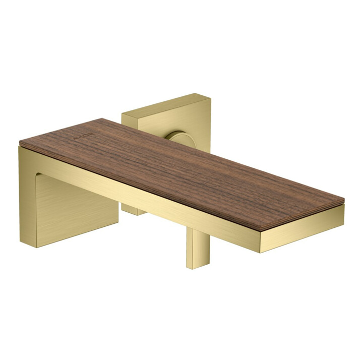 hansgrohe Fertigset Axor MyEdition UP-Waschtisch-Einhebelmischer, A 221mm, o. Pl., brush. br