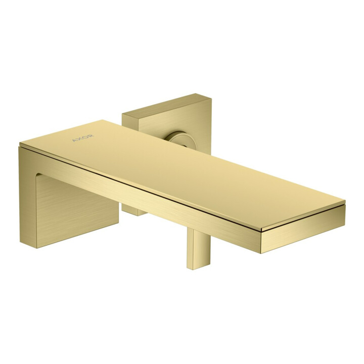 hansgrohe Fertigset Axor MyEdition UP-Waschtisch-Einhebelmischer, A 221mm, o. Pl., brush. br
