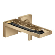 hansgrohe Fertigset Axor MyEdition UP-Waschtisch-Einhebelmischer, A 221mm, o. Pl., brush. bron