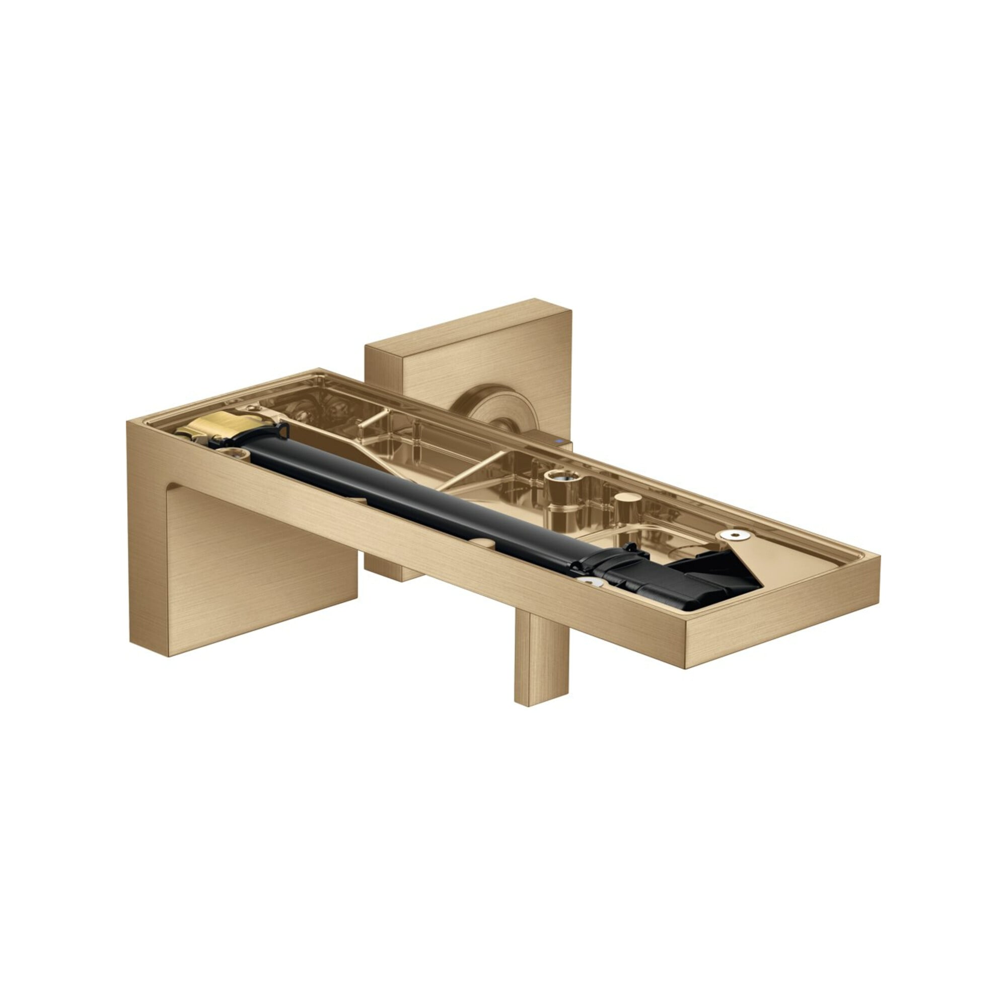 hansgrohe Fertigset Axor MyEdition UP-Waschtisch-Einhebelmischer, A 221mm, o. Pl., brush. bron