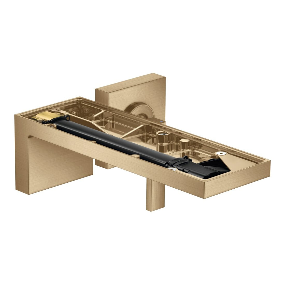 hansgrohe Fertigset Axor MyEdition UP-Waschtisch-Einhebelmischer, A 221mm, o. Pl., brush. bron