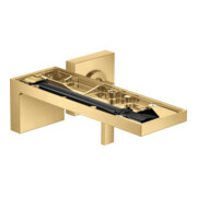 hansgrohe Fertigset Axor MyEdition UP-Waschtisch-Einhebelmischer, A 221mm, o Pl, brush. gol opt