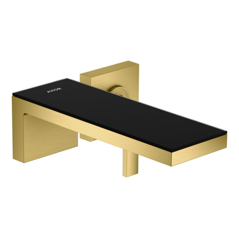 hansgrohe Fertigset Axor MyEdition UP-Waschtisch-Einhebelmischer, A 221mm, o Pl, brush. gol opt