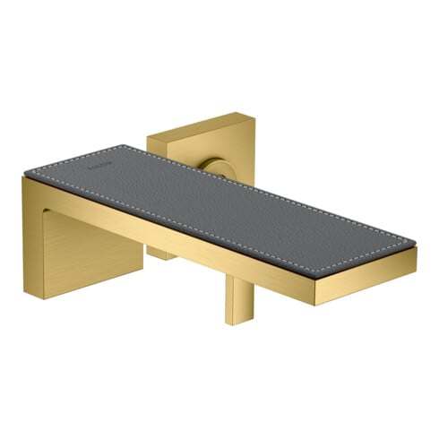 hansgrohe Fertigset Axor MyEdition UP-Waschtisch-Einhebelmischer, A 221mm, o Pl, brush. gol opt