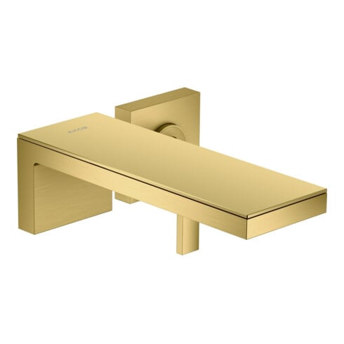 hansgrohe Fertigset Axor MyEdition UP-Waschtisch-Einhebelmischer, A 221mm, o Pl, brush. gol opt