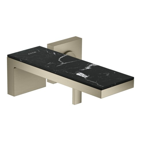 hansgrohe Fertigset Axor MyEdition UP-Waschtisch-Einhebelmischer, A 221mm, o. Pl., brush. ni.