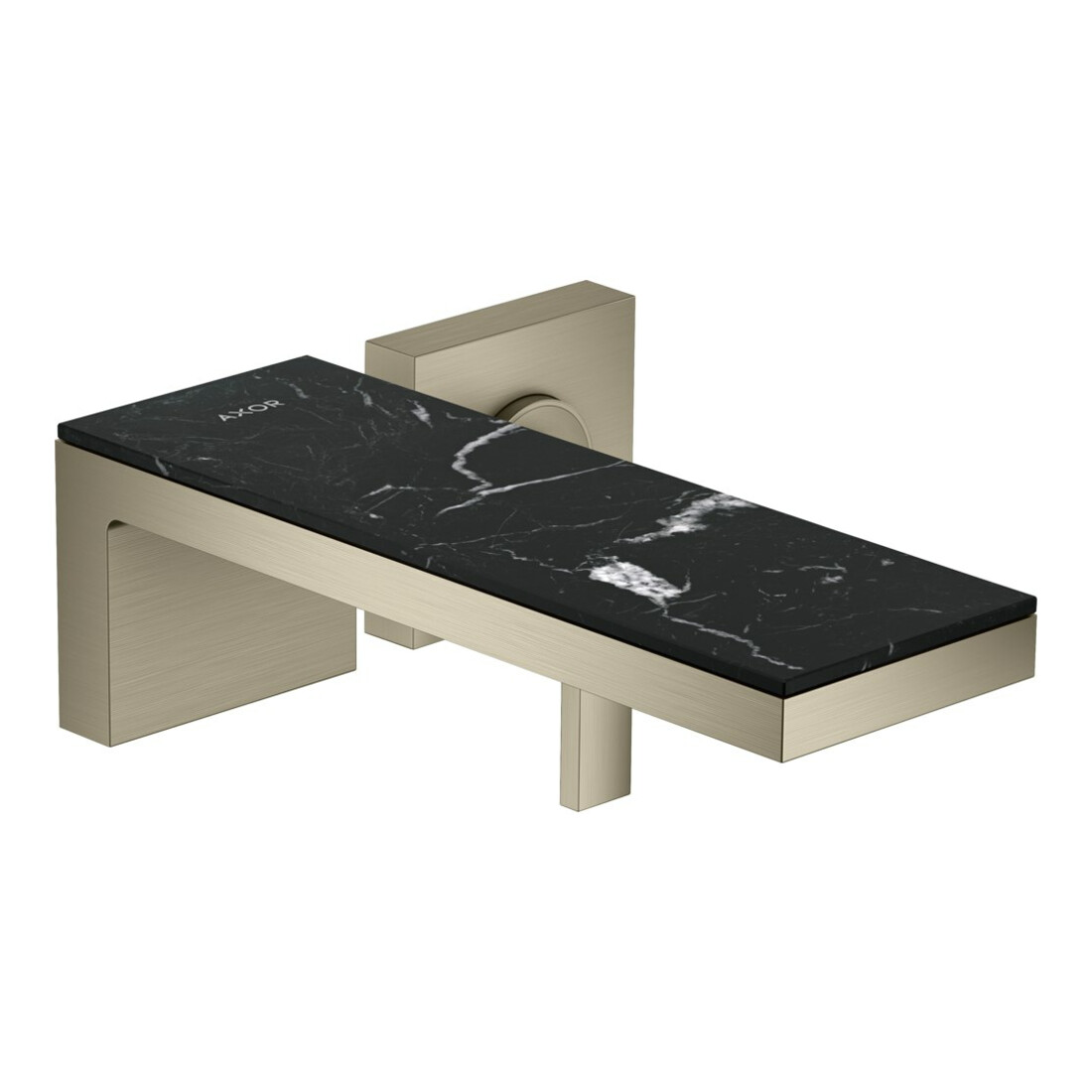 hansgrohe Fertigset Axor MyEdition UP-Waschtisch-Einhebelmischer, A 221mm, o. Pl., brush. ni.