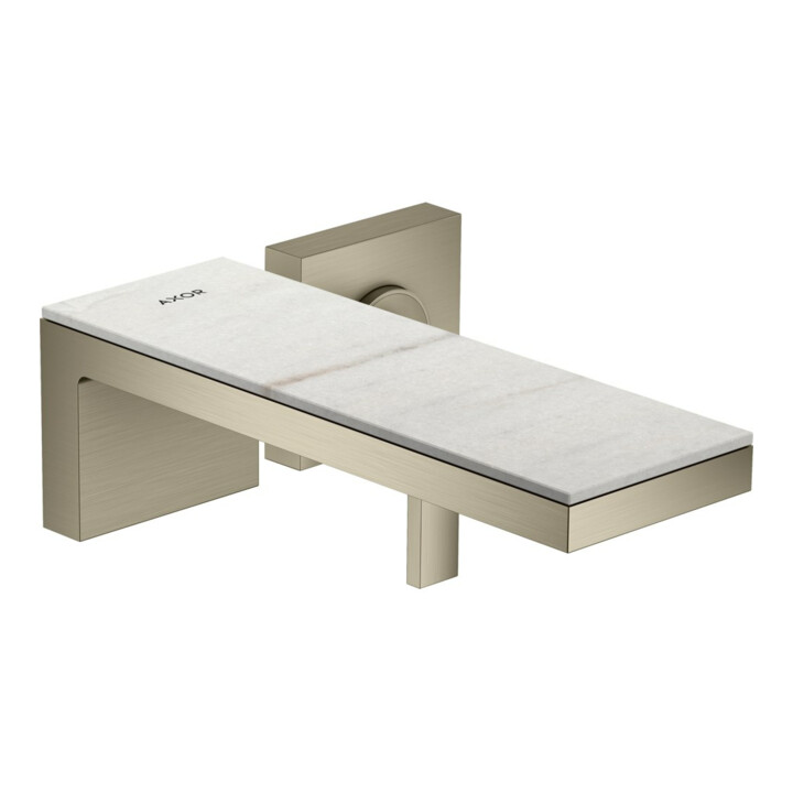 hansgrohe Fertigset Axor MyEdition UP-Waschtisch-Einhebelmischer, A 221mm, o. Pl., brush. ni.