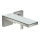 hansgrohe Fertigset Axor MyEdition UP-Waschtisch-Einhebelmischer, A 221mm, o Pl., Edelstahl-Optik