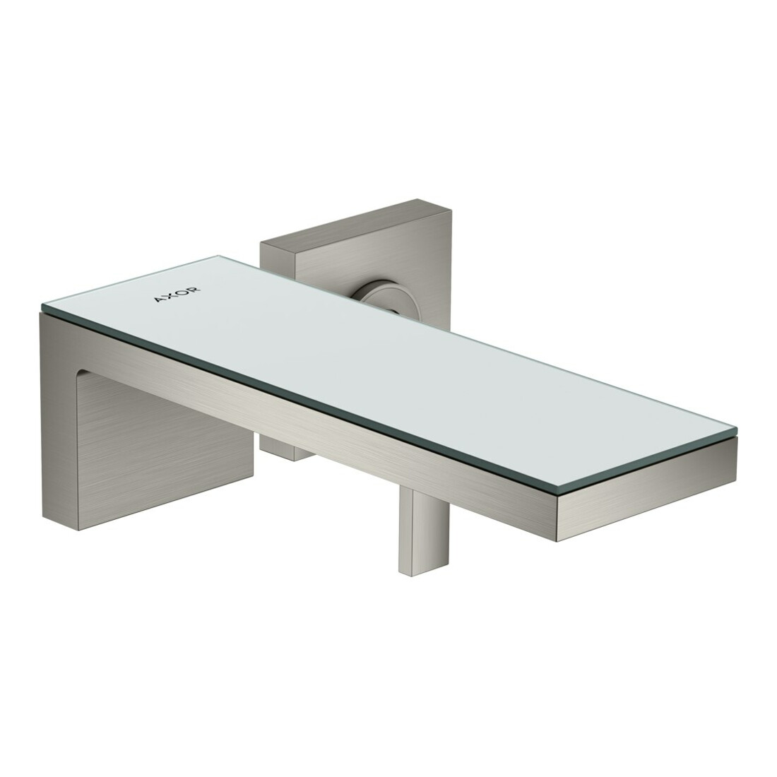 hansgrohe Fertigset Axor MyEdition UP-Waschtisch-Einhebelmischer, A 221mm, o Pl., Edelstahl-Optik