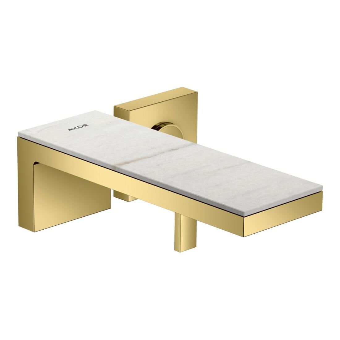 hansgrohe Fertigset Axor MyEdition UP-Waschtisch-Einhebelmischer, A 221mm, o. Pl., pol. gol opt