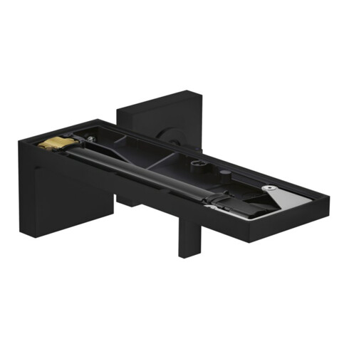 hansgrohe Fertigset Axor MyEdition UP-Waschtisch-Einhebelmischer, Ausl. 221mm, o. Pl., matt-sw