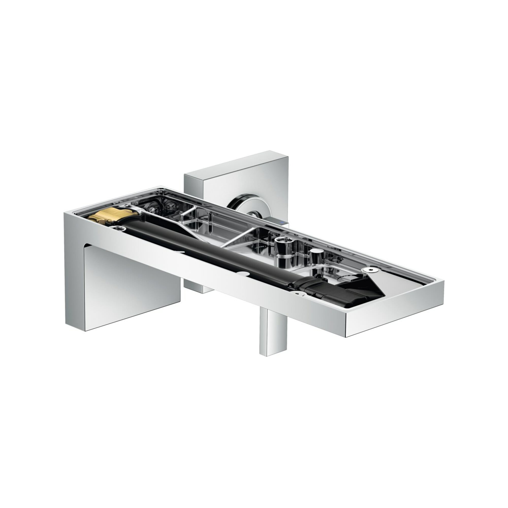 hansgrohe Fertigset Axor MyEdition UP-Waschtisch-Einhebelmischer, Ausl. 221mm, o. Platte, chrom