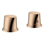 hansgrohe Fertigset Axor Starck Organic 2-L-BW-Rand-Arm., m Thermostat, pol. r gold