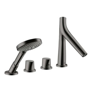 hansgrohe Fertigset Axor Starck Organic 4-L-BW-Rand-Arm., m Thermostat, pol. bla vc