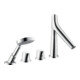 hansgrohe Fertigset Axor Starck Organic 4-L-Fliesenrd.-Arm., m Thermostat, chrom-1