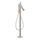 hansgrohe Fertigset Axor Starck Organic Badewannenthermostat, A 175mm, boden, Edelstahl-Optik-1