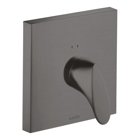 hansgrohe Fertigset Axor Starck Organic UP-Brause-Einhebelmischer, brushed black chrome