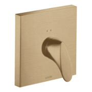 hansgrohe Fertigset Axor Starck Organic UP-Brause-Einhebelmischer, brushed bronze