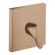 hansgrohe Fertigset Axor Starck Organic UP-Brause-Einhebelmischer, brushed red gold