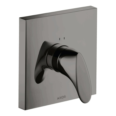 hansgrohe Fertigset Axor Starck Organic UP-Brause-Einhebelmischer, polished black chrome