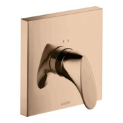 hansgrohe Fertigset Axor Starck Organic UP-Brause-Einhebelmischer, polished red gold