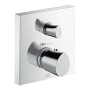 hansgrohe Fertigset Axor Starck Organic UP-Thermostat, mit Absperrventil, chrom